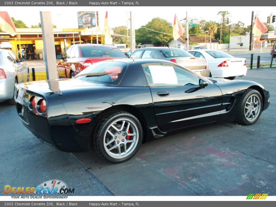 2003 Chevrolet Corvette Z06 Black / Black Photo #12