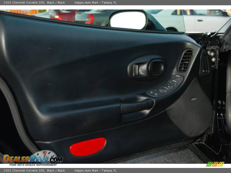 2003 Chevrolet Corvette Z06 Black / Black Photo #21