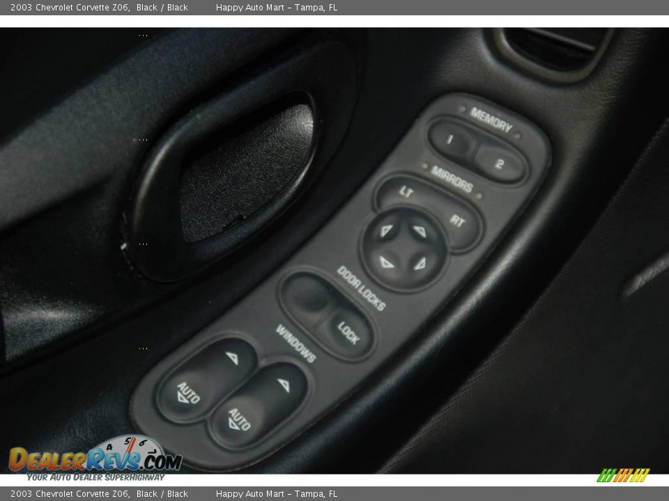 2003 Chevrolet Corvette Z06 Black / Black Photo #22