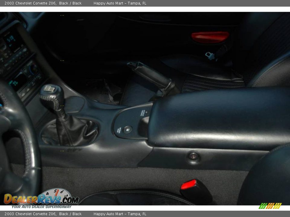 2003 Chevrolet Corvette Z06 Black / Black Photo #24