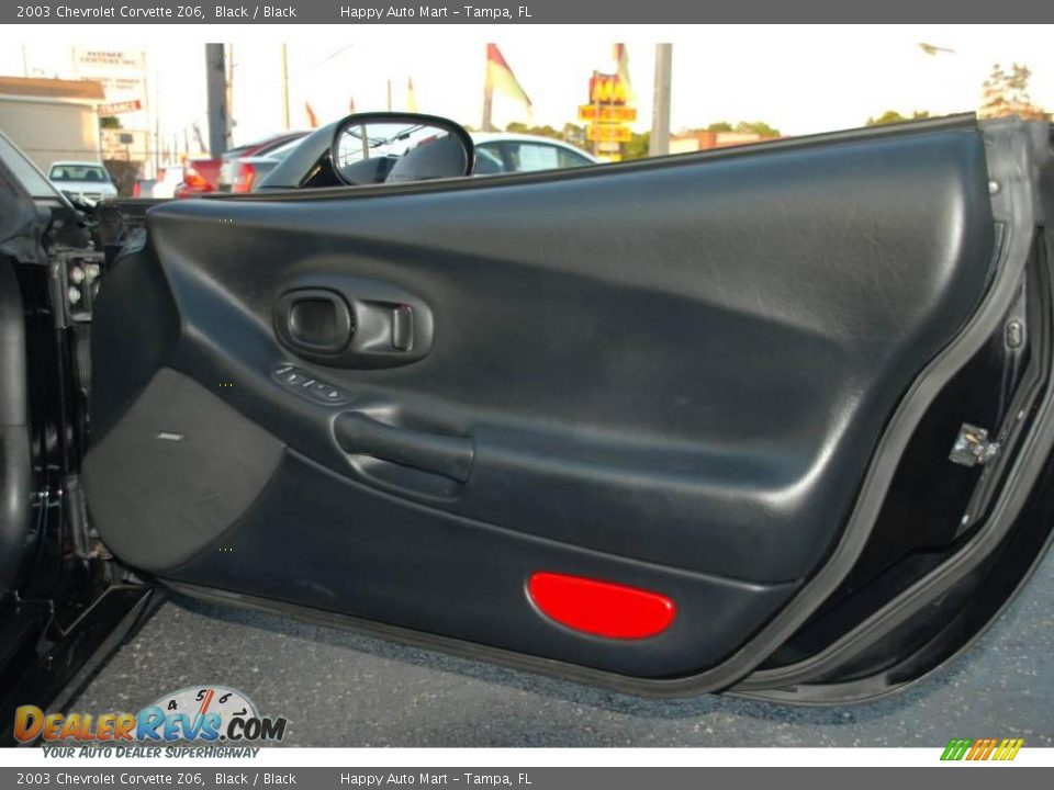 2003 Chevrolet Corvette Z06 Black / Black Photo #26