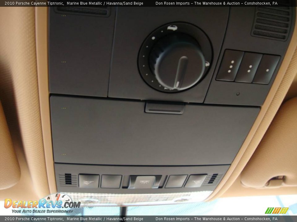 2010 Porsche Cayenne Tiptronic Marine Blue Metallic / Havanna/Sand Beige Photo #36
