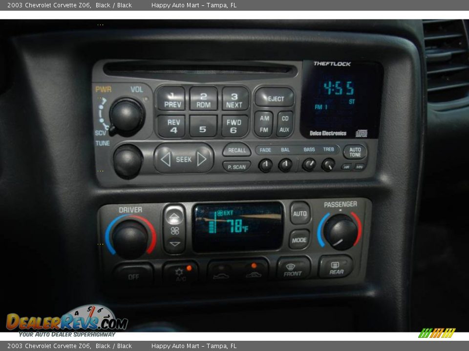 2003 Chevrolet Corvette Z06 Black / Black Photo #27