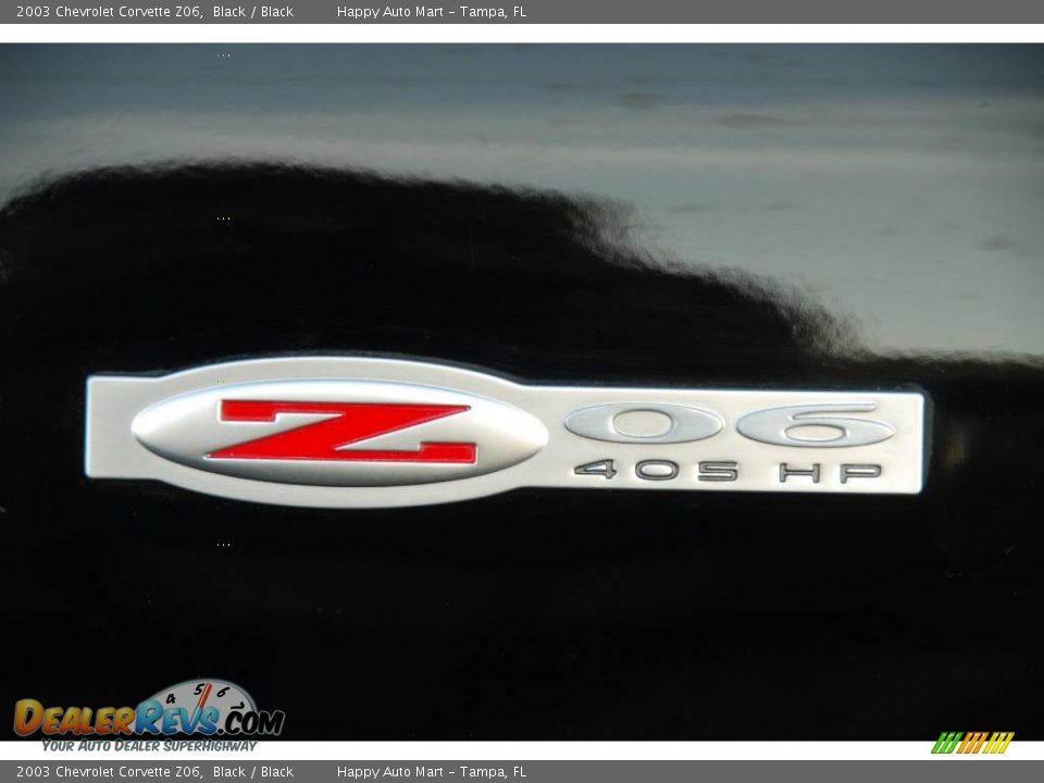 2003 Chevrolet Corvette Z06 Black / Black Photo #29
