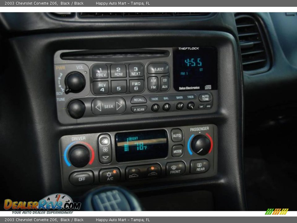 2003 Chevrolet Corvette Z06 Black / Black Photo #35