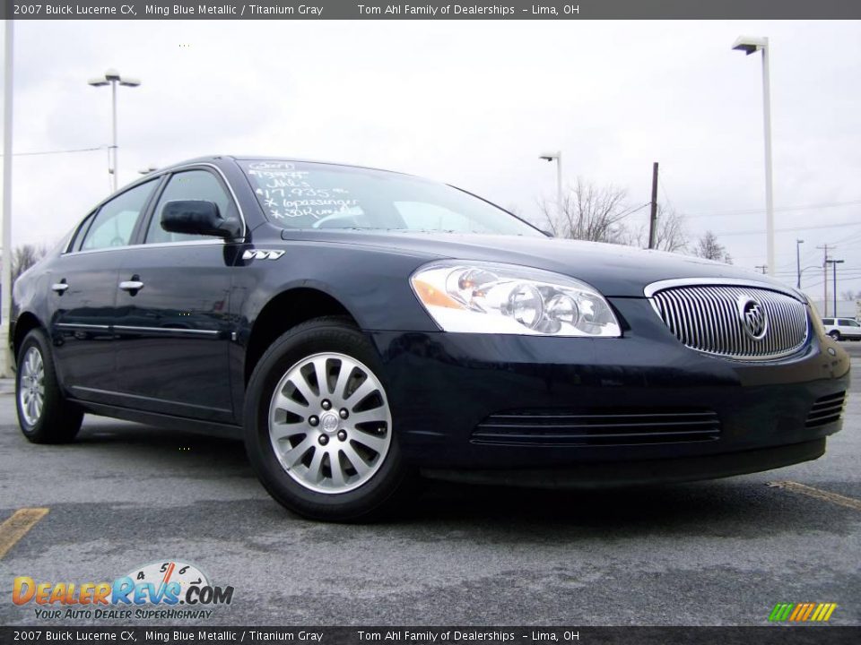 2007 Buick Lucerne CX Ming Blue Metallic / Titanium Gray Photo #1
