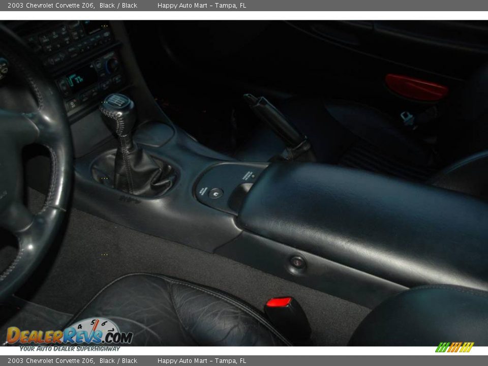 2003 Chevrolet Corvette Z06 Black / Black Photo #36