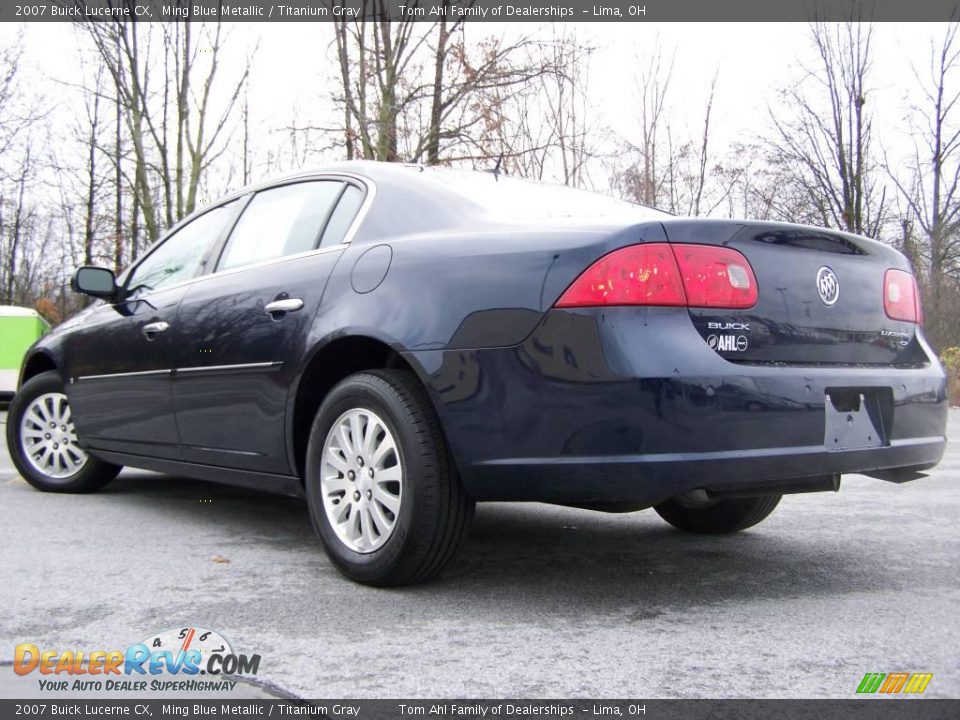 2007 Buick Lucerne CX Ming Blue Metallic / Titanium Gray Photo #4