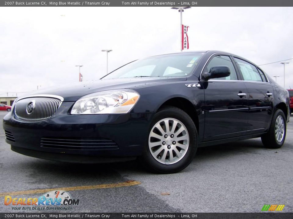 2007 Buick Lucerne CX Ming Blue Metallic / Titanium Gray Photo #5
