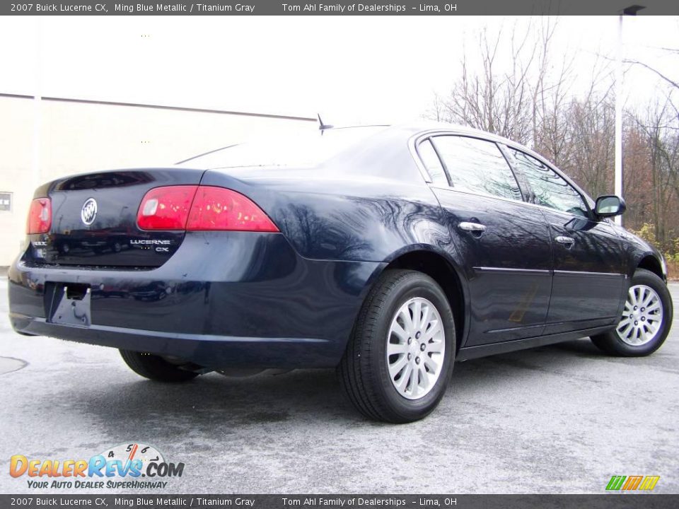 2007 Buick Lucerne CX Ming Blue Metallic / Titanium Gray Photo #7