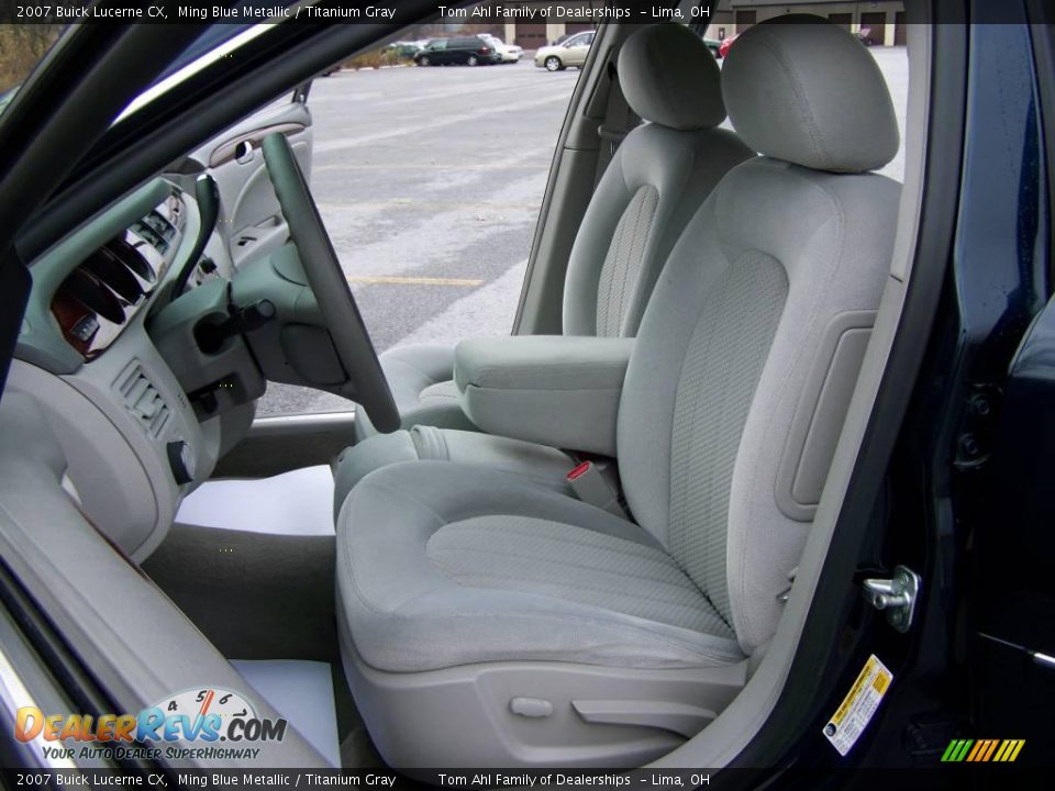 2007 Buick Lucerne CX Ming Blue Metallic / Titanium Gray Photo #9