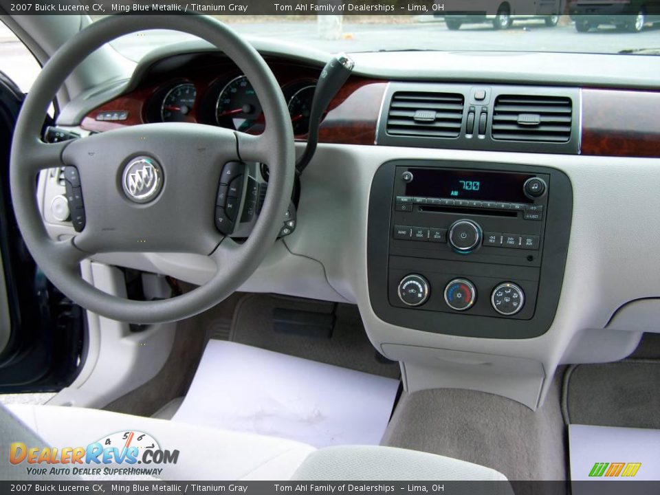 2007 Buick Lucerne CX Ming Blue Metallic / Titanium Gray Photo #13