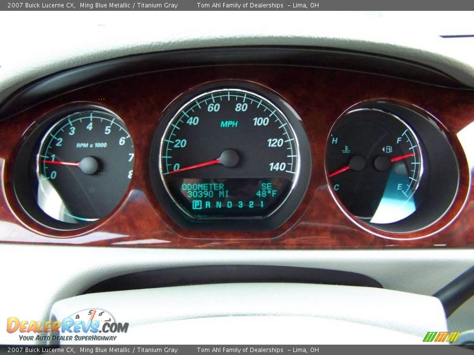 2007 Buick Lucerne CX Ming Blue Metallic / Titanium Gray Photo #15