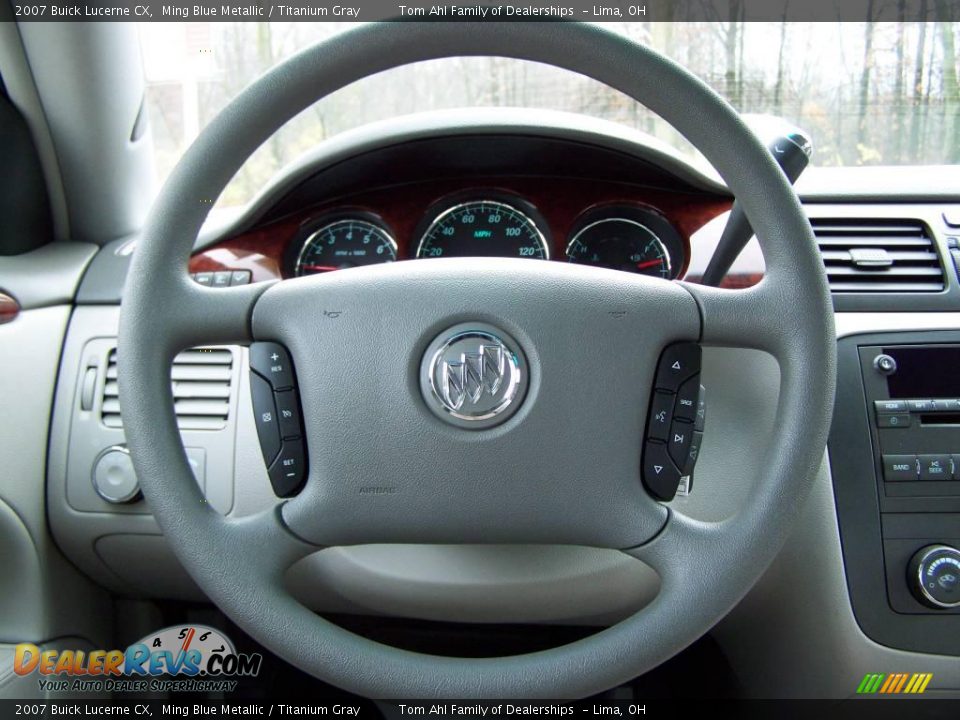 2007 Buick Lucerne CX Ming Blue Metallic / Titanium Gray Photo #16