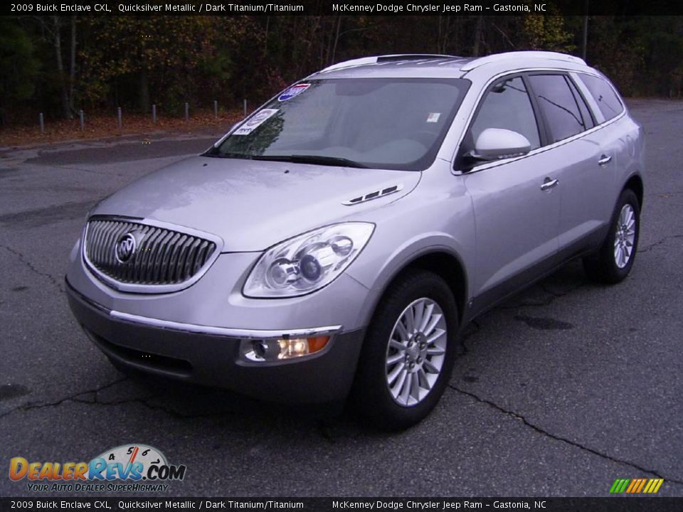 2009 Buick Enclave CXL Quicksilver Metallic / Dark Titanium/Titanium