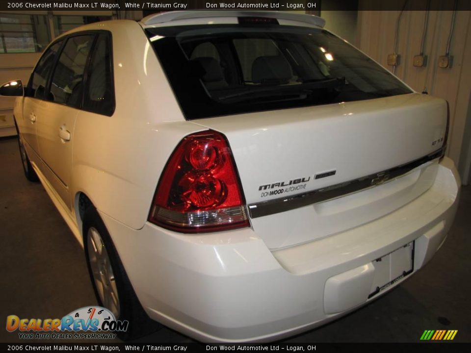2006 Chevrolet Malibu Maxx LT Wagon White / Titanium Gray Photo #4