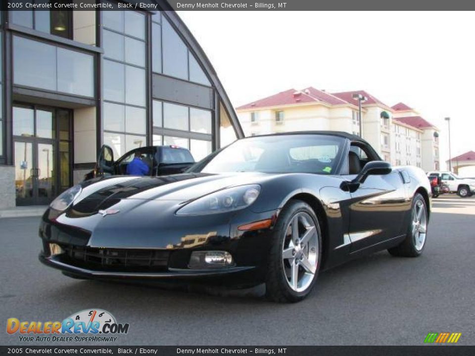 2005 Chevrolet Corvette Convertible Black / Ebony Photo #2