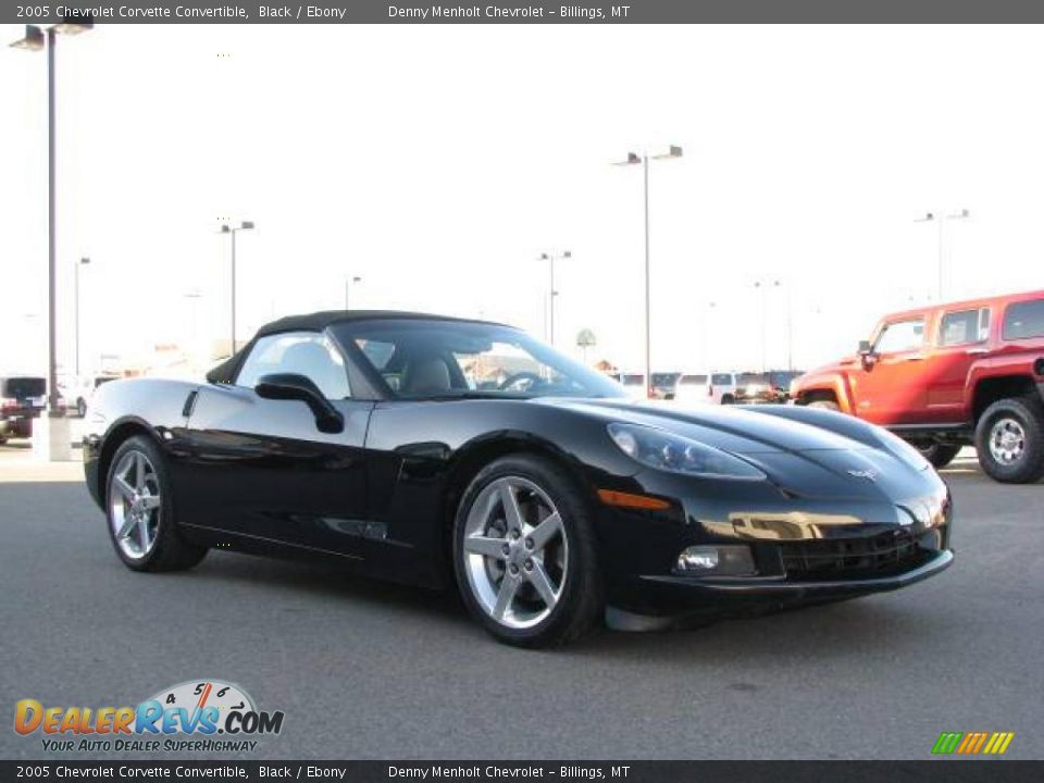 2005 Chevrolet Corvette Convertible Black / Ebony Photo #3