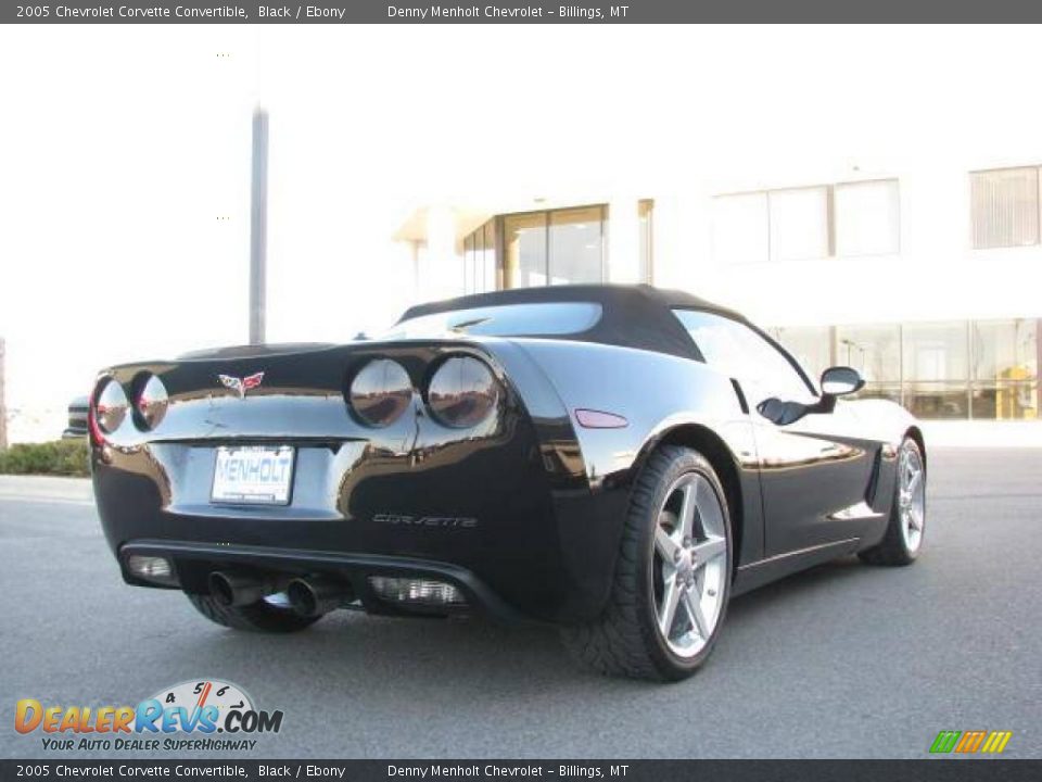 2005 Chevrolet Corvette Convertible Black / Ebony Photo #5