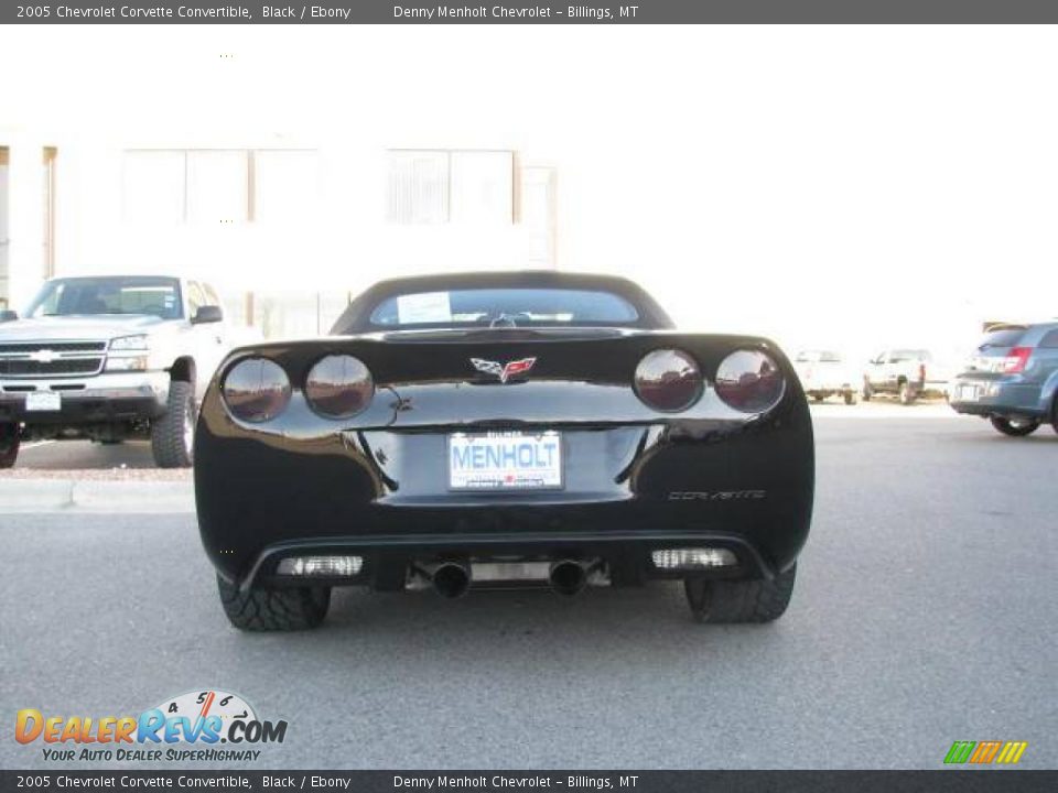 2005 Chevrolet Corvette Convertible Black / Ebony Photo #6