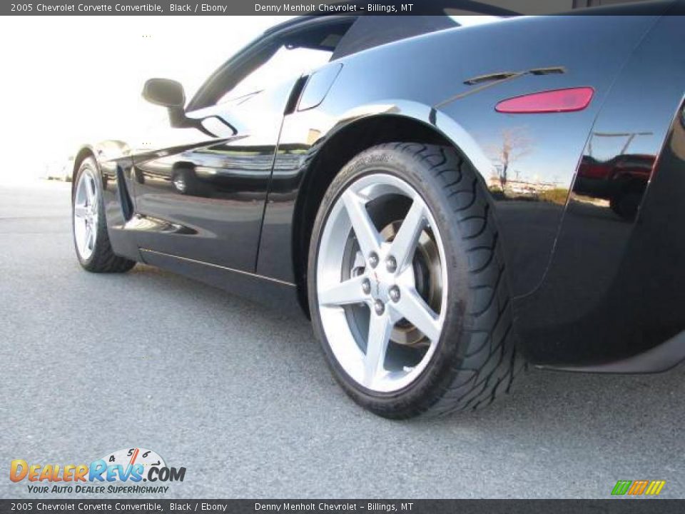 2005 Chevrolet Corvette Convertible Black / Ebony Photo #8