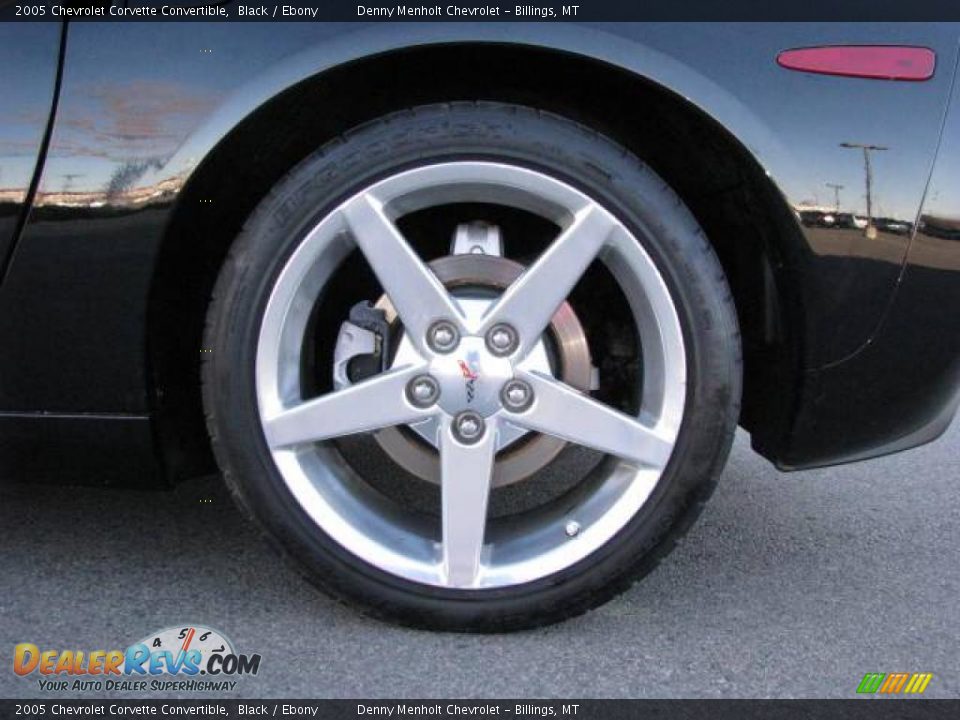 2005 Chevrolet Corvette Convertible Black / Ebony Photo #9