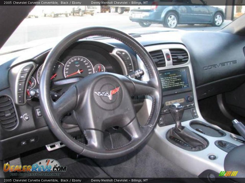 2005 Chevrolet Corvette Convertible Black / Ebony Photo #11
