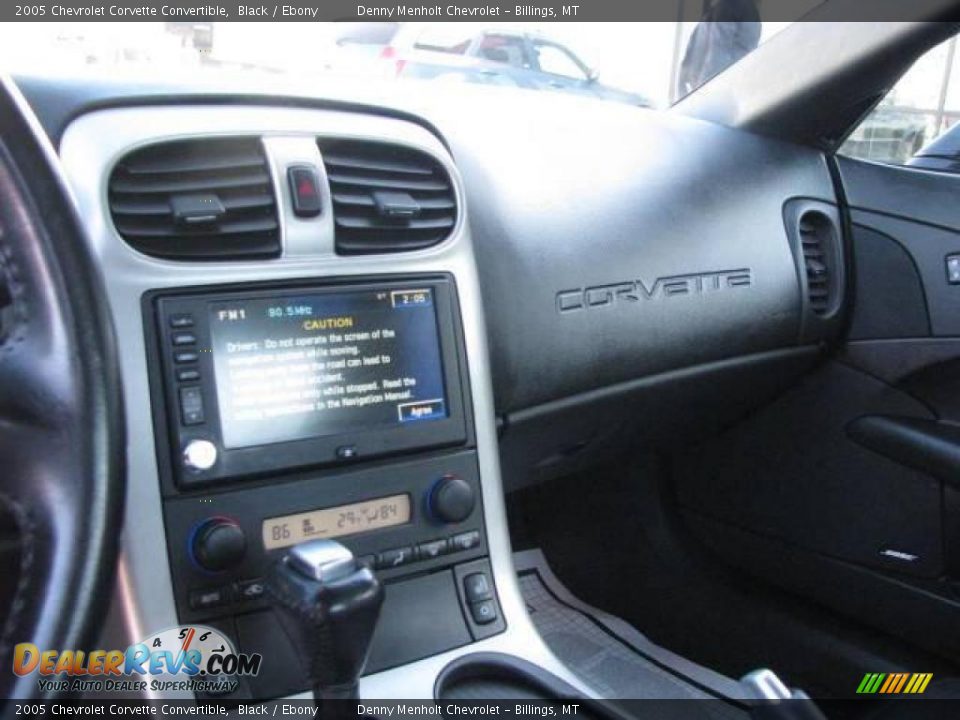 2005 Chevrolet Corvette Convertible Black / Ebony Photo #12