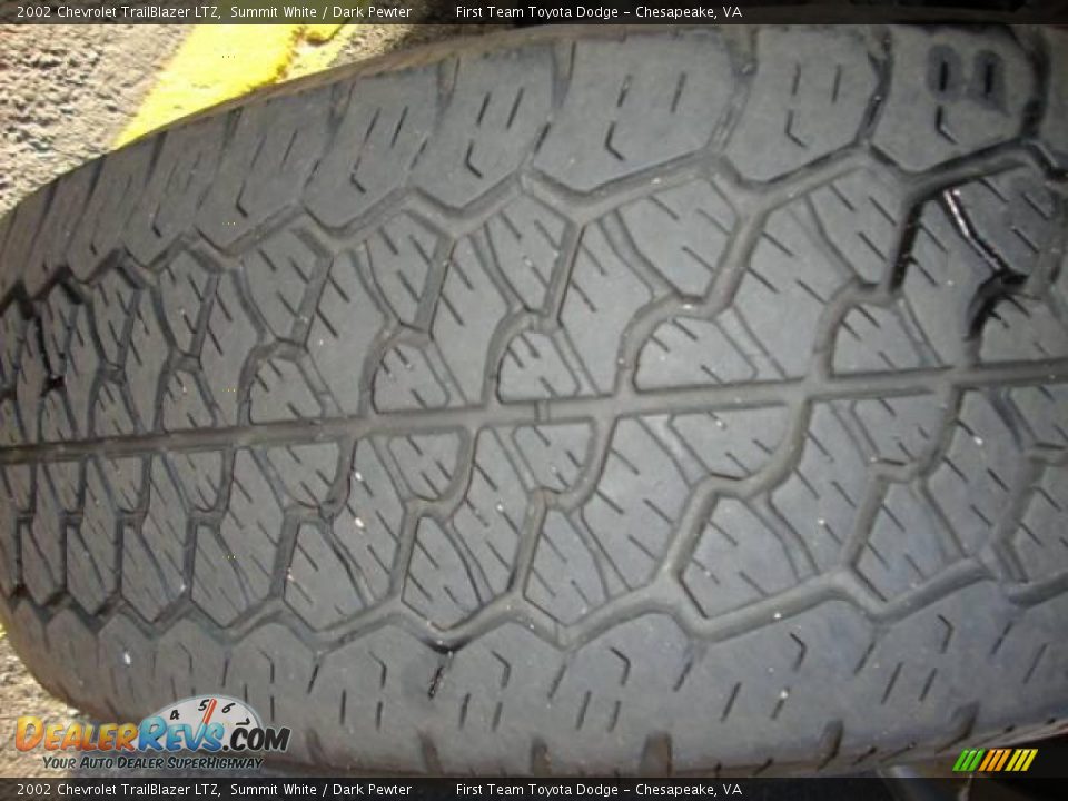 2002 Chevrolet TrailBlazer LTZ Summit White / Dark Pewter Photo #23