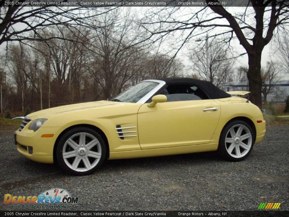 Classic Yellow Pearlcoat 2005 Chrysler Crossfire Limited Roadster Photo #2