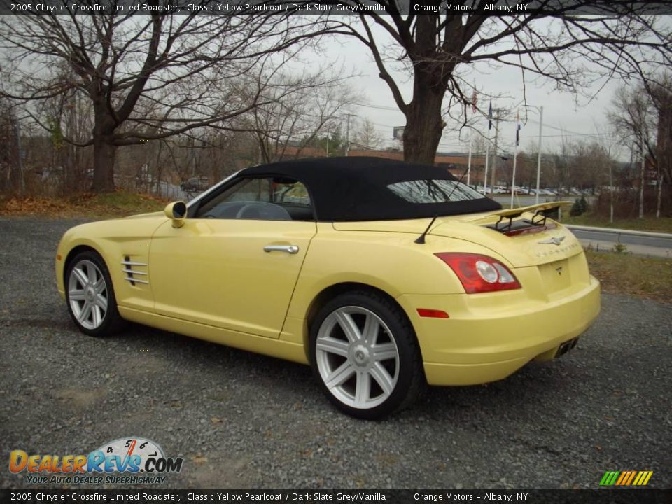 Classic Yellow Pearlcoat 2005 Chrysler Crossfire Limited Roadster Photo #5