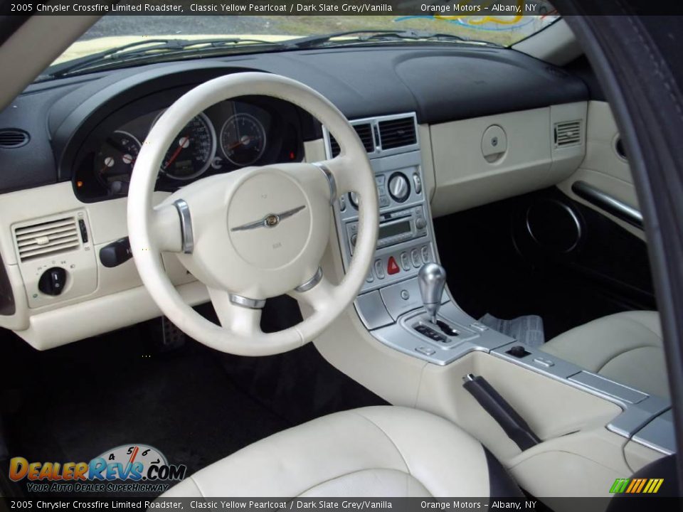 Dark Slate Grey/Vanilla Interior - 2005 Chrysler Crossfire Limited Roadster Photo #7