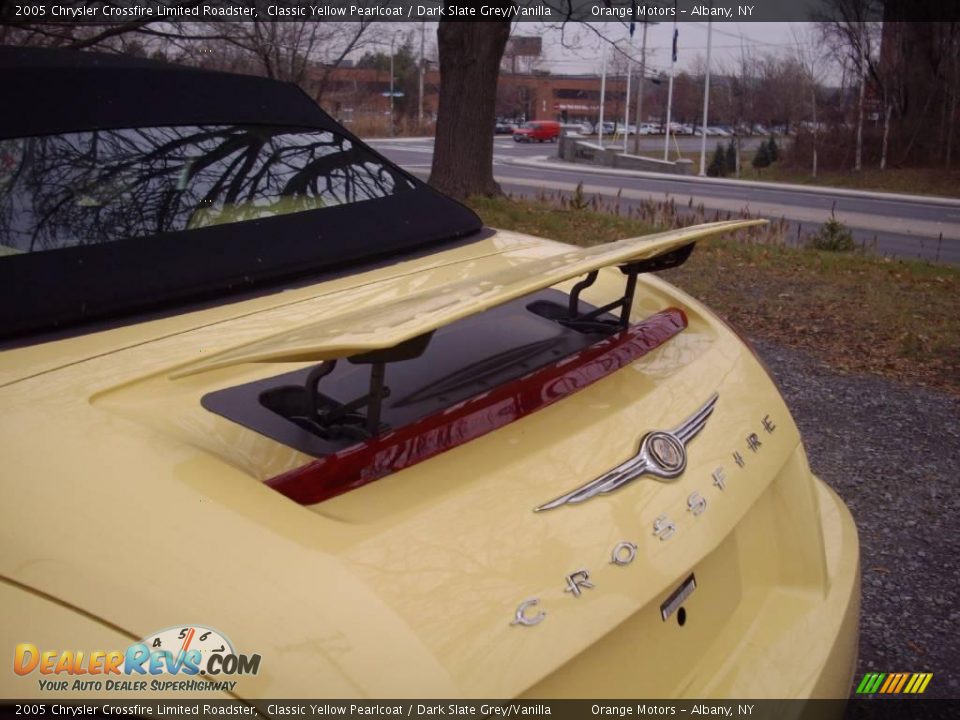 Classic Yellow Pearlcoat 2005 Chrysler Crossfire Limited Roadster Photo #14