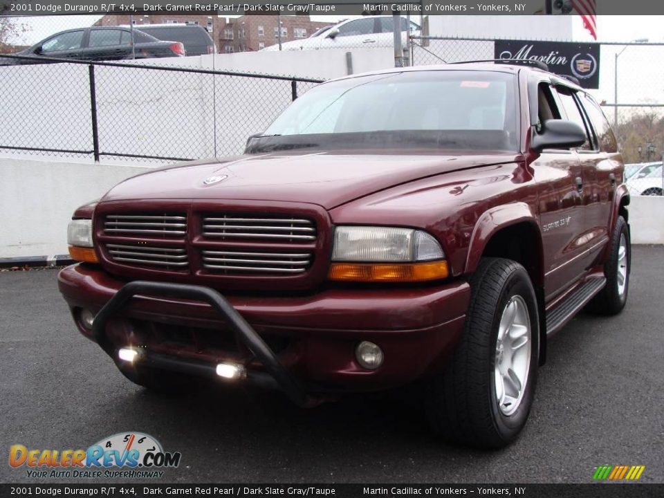 2001 Dodge Durango R/T 4x4 Dark Garnet Red Pearl / Dark Slate Gray/Taupe Photo #1