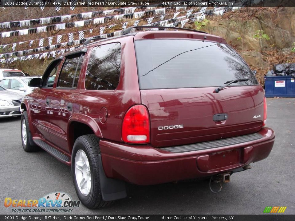 2001 Dodge Durango R/T 4x4 Dark Garnet Red Pearl / Dark Slate Gray/Taupe Photo #7