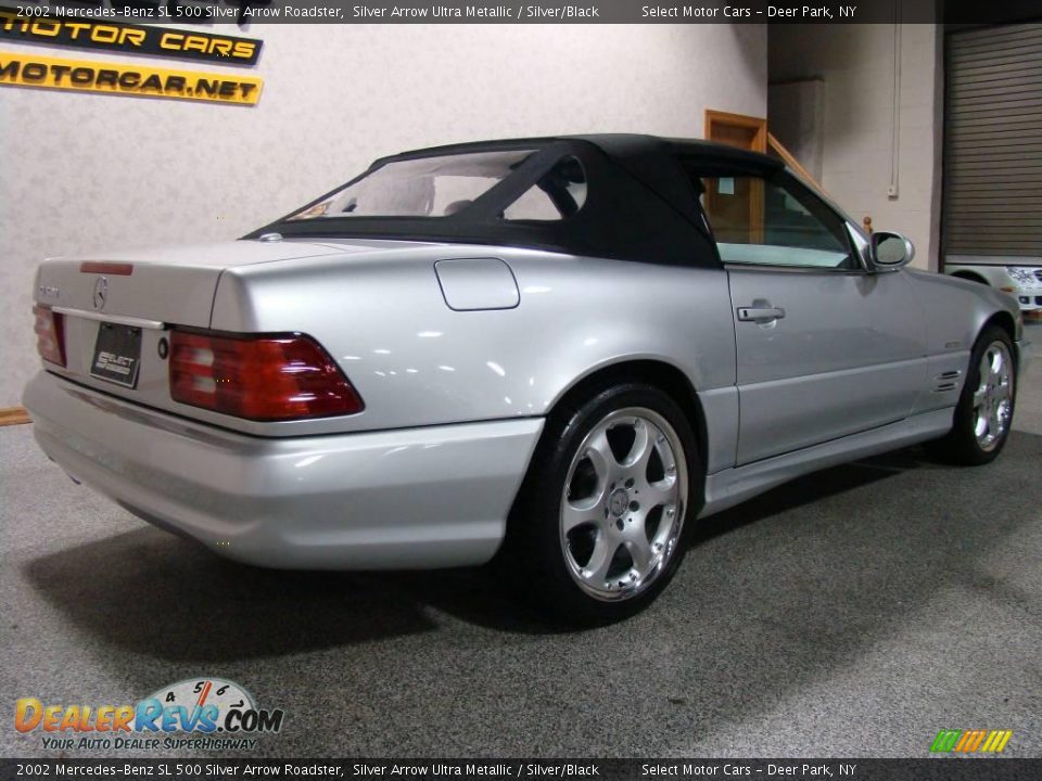 2002 Mercedes-Benz SL 500 Silver Arrow Roadster Silver Arrow Ultra Metallic / Silver/Black Photo #5