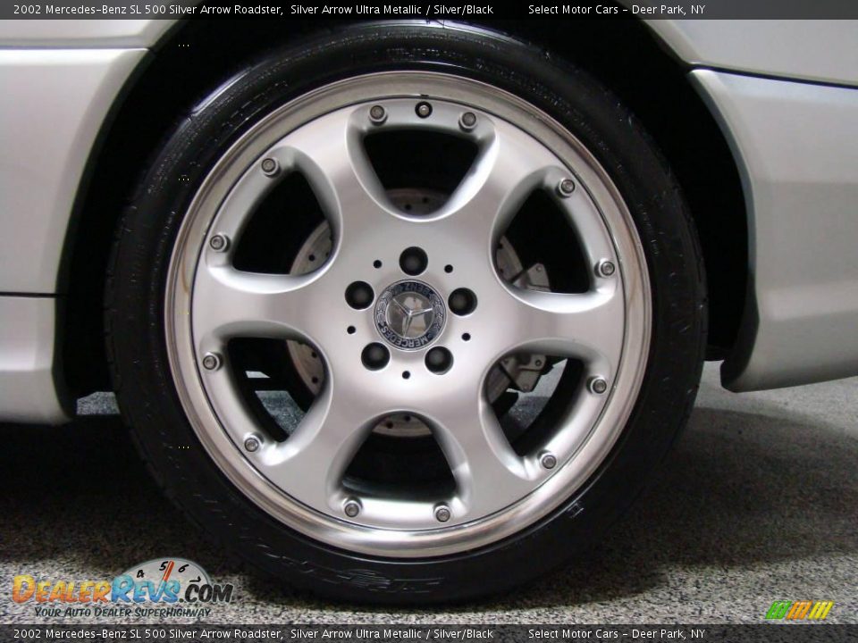 2002 Mercedes-Benz SL 500 Silver Arrow Roadster Silver Arrow Ultra Metallic / Silver/Black Photo #6