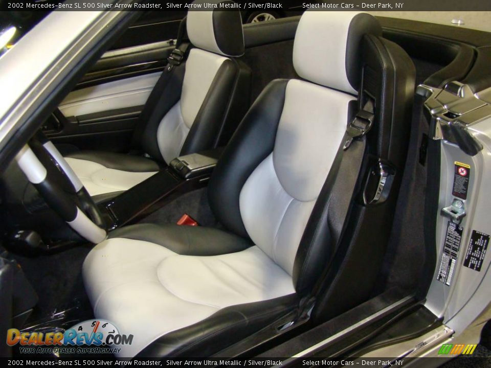2002 Mercedes-Benz SL 500 Silver Arrow Roadster Silver Arrow Ultra Metallic / Silver/Black Photo #7