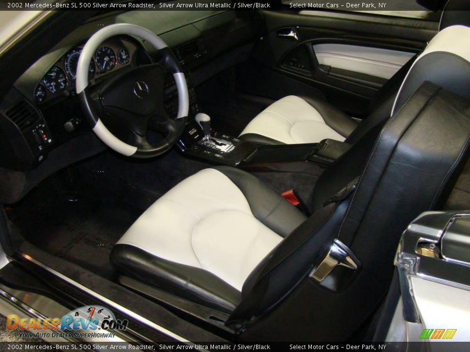 2002 Mercedes-Benz SL 500 Silver Arrow Roadster Silver Arrow Ultra Metallic / Silver/Black Photo #8