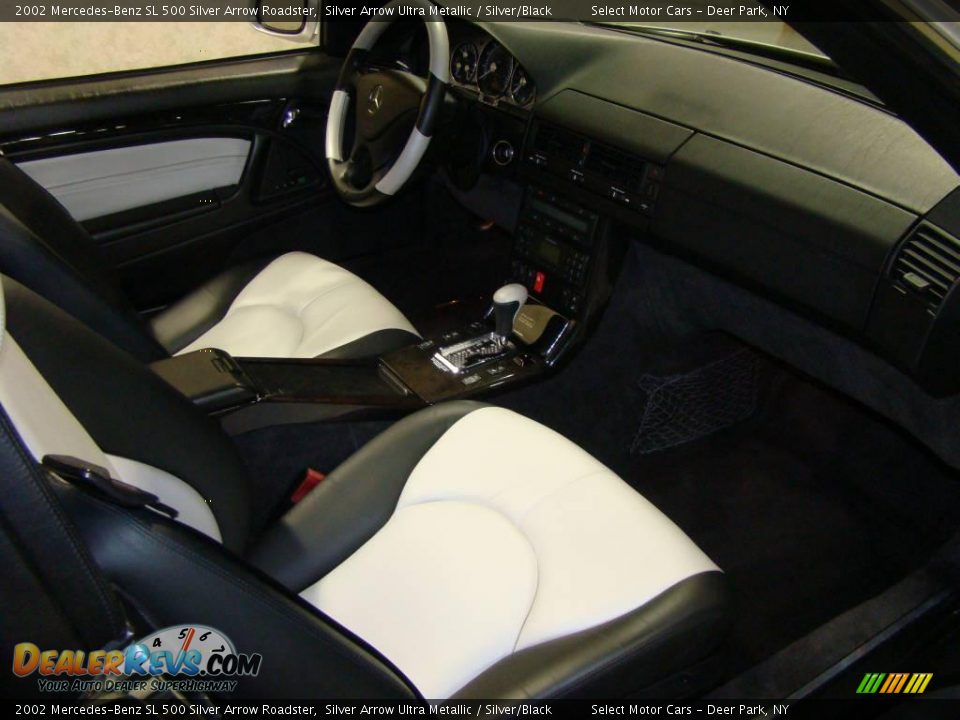 2002 Mercedes-Benz SL 500 Silver Arrow Roadster Silver Arrow Ultra Metallic / Silver/Black Photo #11