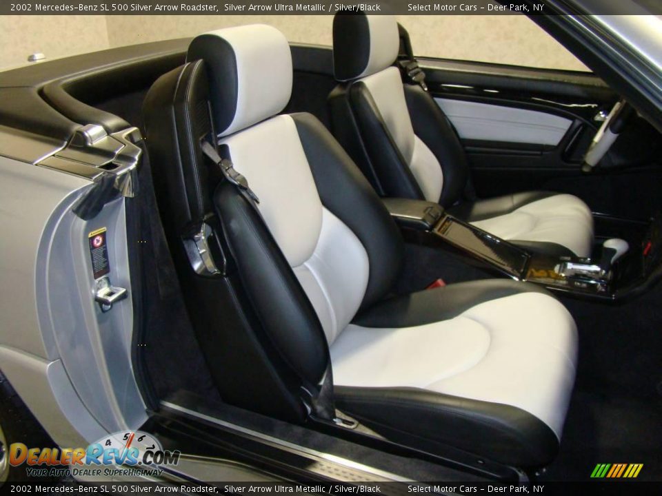 2002 Mercedes-Benz SL 500 Silver Arrow Roadster Silver Arrow Ultra Metallic / Silver/Black Photo #12