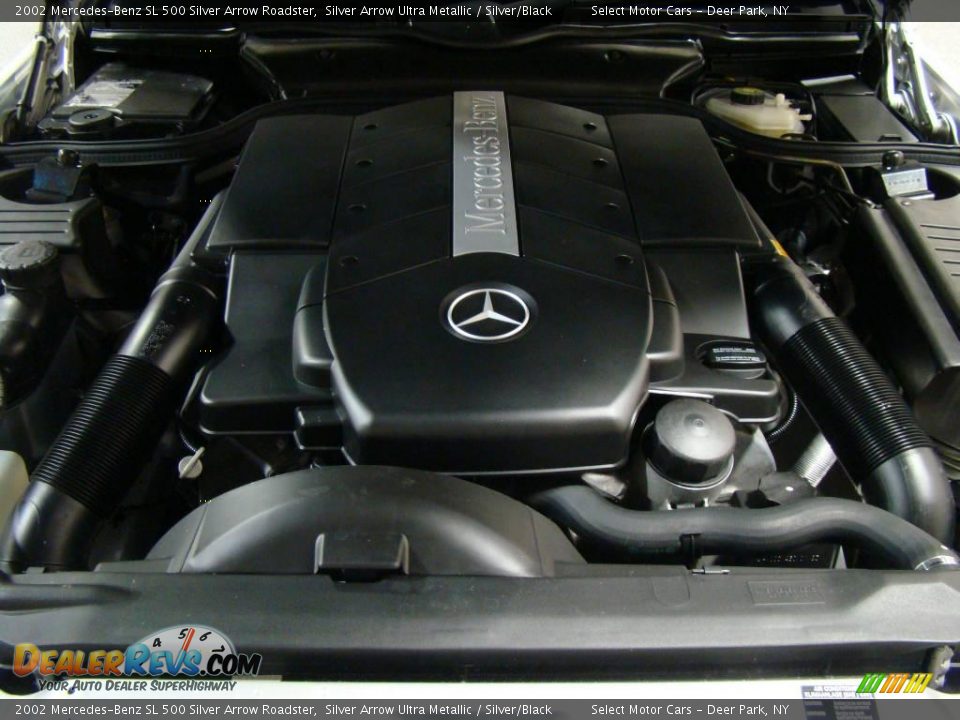 2002 Mercedes-Benz SL 500 Silver Arrow Roadster Silver Arrow Ultra Metallic / Silver/Black Photo #13