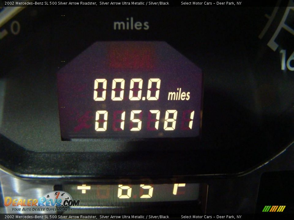 2002 Mercedes-Benz SL 500 Silver Arrow Roadster Silver Arrow Ultra Metallic / Silver/Black Photo #14
