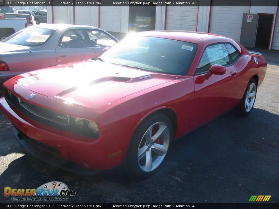 2010 Dodge Challenger SRT8 TorRed / Dark Slate Gray Photo #2