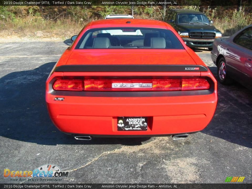 2010 Dodge Challenger SRT8 TorRed / Dark Slate Gray Photo #5