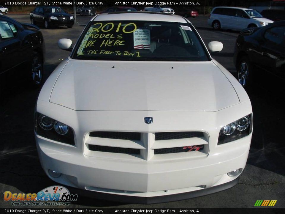 2010 Dodge Charger R/T Stone White / Dark Slate Gray Photo #4