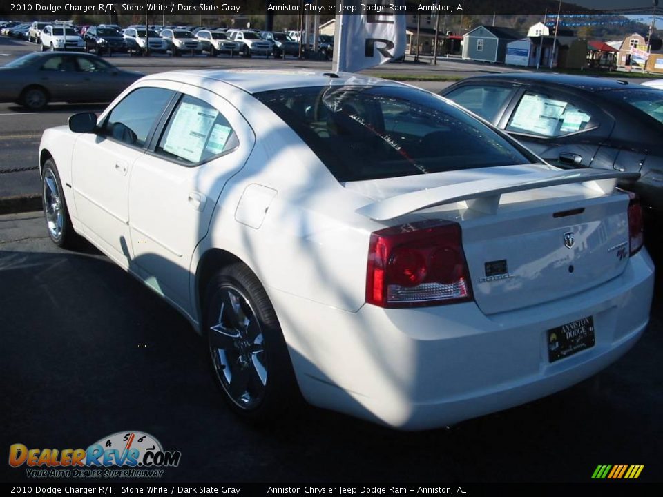 2010 Dodge Charger R/T Stone White / Dark Slate Gray Photo #6