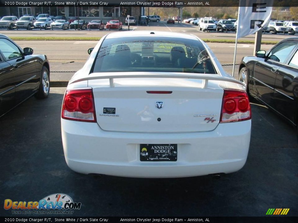2010 Dodge Charger R/T Stone White / Dark Slate Gray Photo #7
