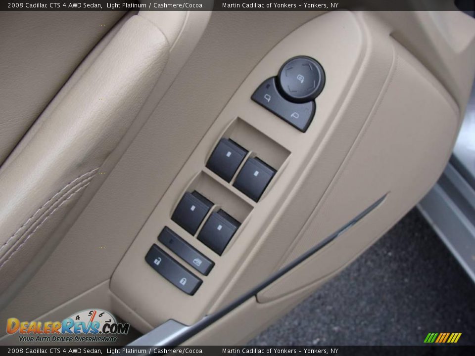 2008 Cadillac CTS 4 AWD Sedan Light Platinum / Cashmere/Cocoa Photo #11