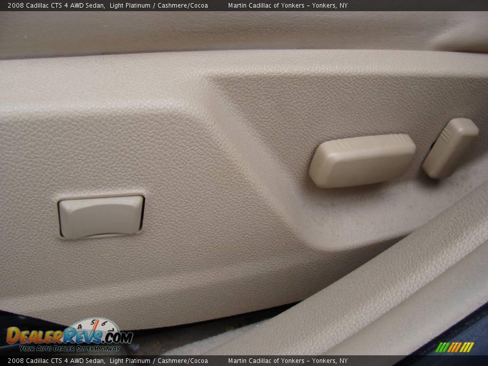 2008 Cadillac CTS 4 AWD Sedan Light Platinum / Cashmere/Cocoa Photo #14